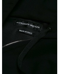 schwarzer Pullover mit einem Kapuze von Alexander McQueen