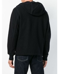 schwarzer Pullover mit einem Kapuze von Ten C