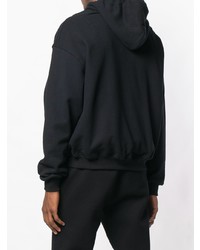 schwarzer Pullover mit einem Kapuze von Represent