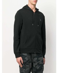 schwarzer Pullover mit einem Kapuze von Polo Ralph Lauren