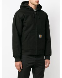 schwarzer Pullover mit einem Kapuze von Carhartt Heritage