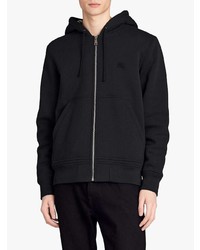 schwarzer Pullover mit einem Kapuze von Burberry