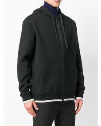 schwarzer Pullover mit einem Kapuze von Lanvin