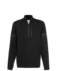 schwarzer Pullover mit einem Reißverschluss am Kragen von Aztech Mountain