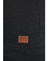schwarzer Pullover mit einem Reißverschluss am Kragen von BLEND