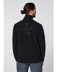 schwarzer Pullover mit einem Reißverschluss am Kragen von Chiemsee