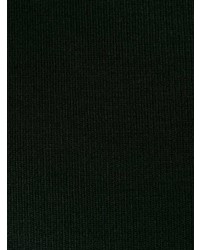 schwarzer Pullover mit einem Reißverschluss am Kragen von Prada