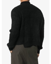 schwarzer Pullover mit einem Reißverschluss am Kragen von Helen Lawrence