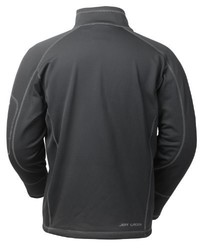 schwarzer Pullover mit einem Reißverschluss am Kragen von Jeff Green