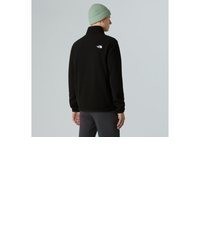 schwarzer Pullover mit einem Reißverschluss am Kragen von The North Face