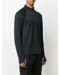 schwarzer Pullover mit einem Reißverschluss am Kragen von Reigning Champ