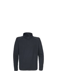 schwarzer Pullover mit einem Reißverschluss am Kragen von Trespass