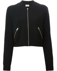schwarzer Pullover mit einem Reißverschluß von Acne Studios