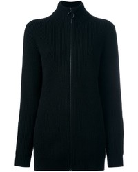schwarzer Pullover mit einem Reißverschluß von Akris Punto