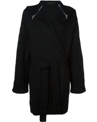 schwarzer Pullover mit einem Reißverschluß von Barbara Bui