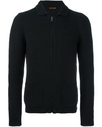 schwarzer Pullover mit einem Reißverschluß von Barena