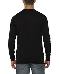 schwarzer Pullover mit einem Reißverschluß von Bench