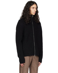 schwarzer Pullover mit einem Reißverschluß von rag & bone