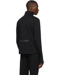 schwarzer Pullover mit einem Reißverschluß von MONCLER GRENOBLE