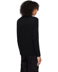 schwarzer Pullover mit einem Reißverschluß von C.P. Company
