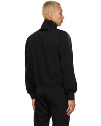 schwarzer Pullover mit einem Reißverschluß von 1017 Alyx 9Sm