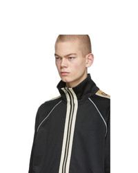 schwarzer Pullover mit einem Reißverschluß von Gucci