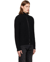 schwarzer Pullover mit einem Reißverschluß von Tom Ford