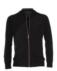 schwarzer Pullover mit einem Reißverschluß von Casamoda