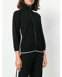 schwarzer Pullover mit einem Reißverschluß von Theory