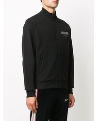 schwarzer Pullover mit einem Reißverschluß von Moschino