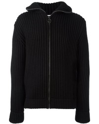schwarzer Pullover mit einem Reißverschluß von Dondup