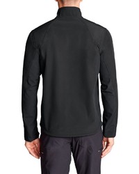 schwarzer Pullover mit einem Reißverschluß von Eddie Bauer