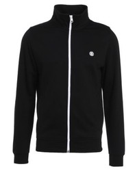 schwarzer Pullover mit einem Reißverschluß von Element