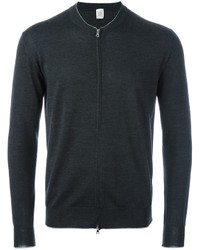 schwarzer Pullover mit einem Reißverschluß von Eleventy