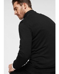 schwarzer Pullover mit einem Reißverschluß von Esprit