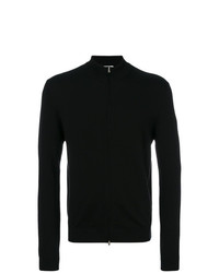 schwarzer Pullover mit einem Reißverschluß von Fashion Clinic Timeless