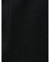 schwarzer Pullover mit einem Reißverschluß von AMI Alexandre Mattiussi
