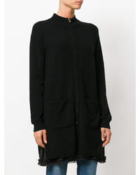 schwarzer Pullover mit einem Reißverschluß von Twin-Set