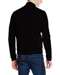 schwarzer Pullover mit einem Reißverschluß von Gant