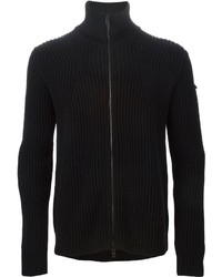 schwarzer Pullover mit einem Reißverschluß von Isabel Benenato