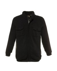 schwarzer Pullover mit einem Reißverschluß von JP1880