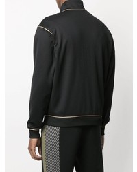 schwarzer Pullover mit einem Reißverschluß von Moschino