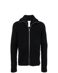 schwarzer Pullover mit einem Reißverschluß von Maison Margiela