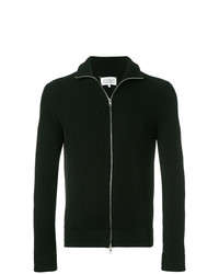 schwarzer Pullover mit einem Reißverschluß von Maison Margiela