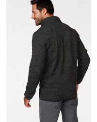 schwarzer Pullover mit einem Reißverschluß von MAN´S WORLD