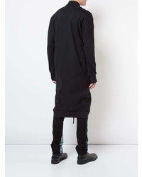 schwarzer Pullover mit einem Reißverschluß von 11 By Boris Bidjan Saberi