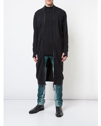 schwarzer Pullover mit einem Reißverschluß von 11 By Boris Bidjan Saberi