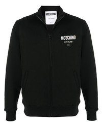schwarzer Pullover mit einem Reißverschluß von Moschino