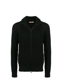 schwarzer Pullover mit einem Reißverschluß von Nuur