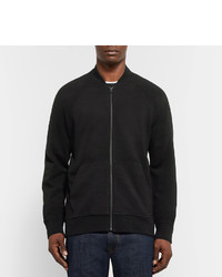 schwarzer Pullover mit einem Reißverschluß von Club Monaco